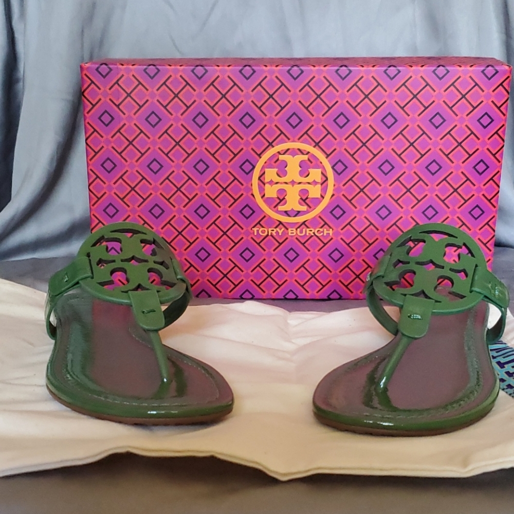 Tory Burch Miller sandal arugula green sz 7.5
